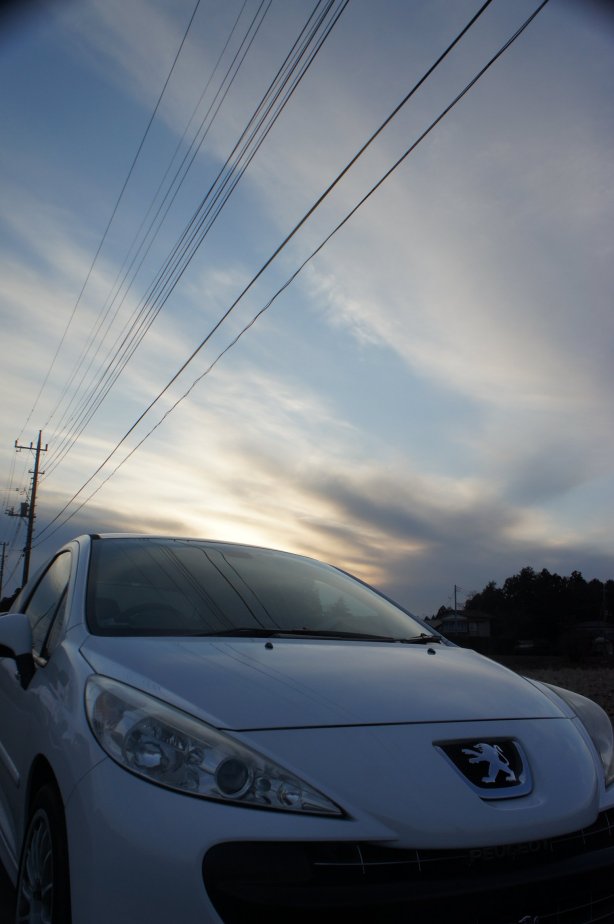 夕暮れ