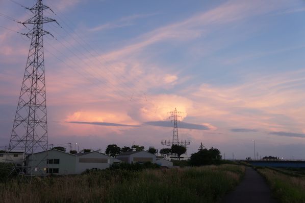 夕暮れの空