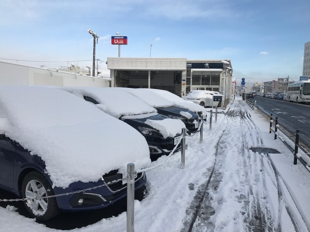 初雪かき