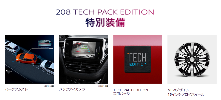 [限定車]208 TECK PACK EDITION