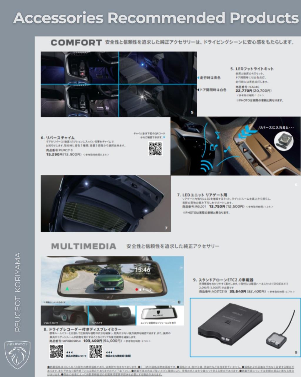 3008おすすめアクセサリー